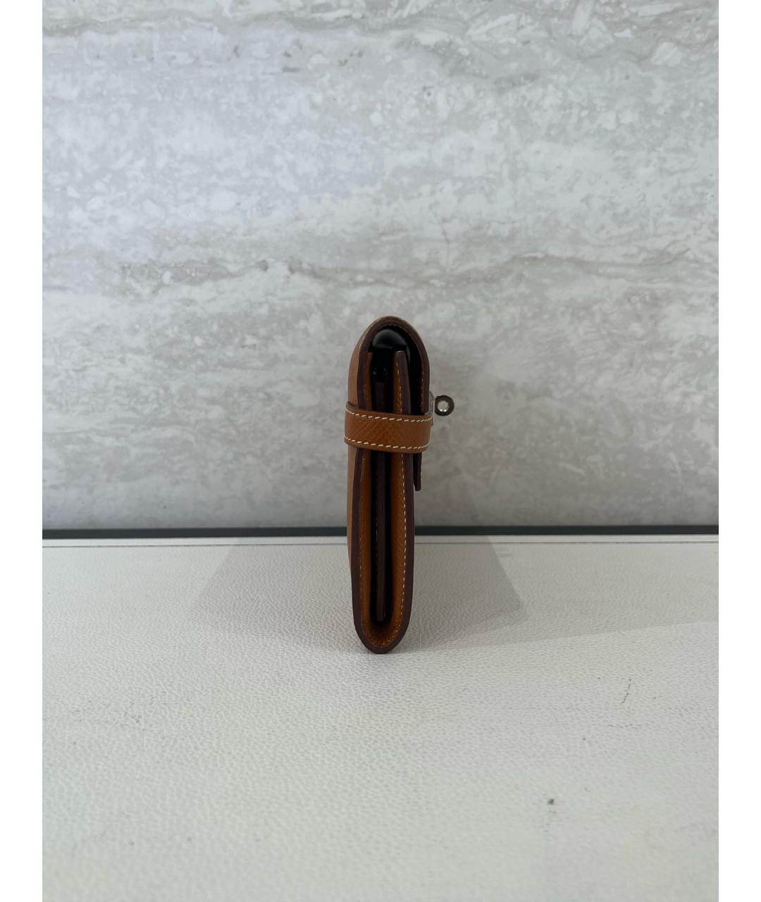 HERMES Коричневый кошелек, фото 2