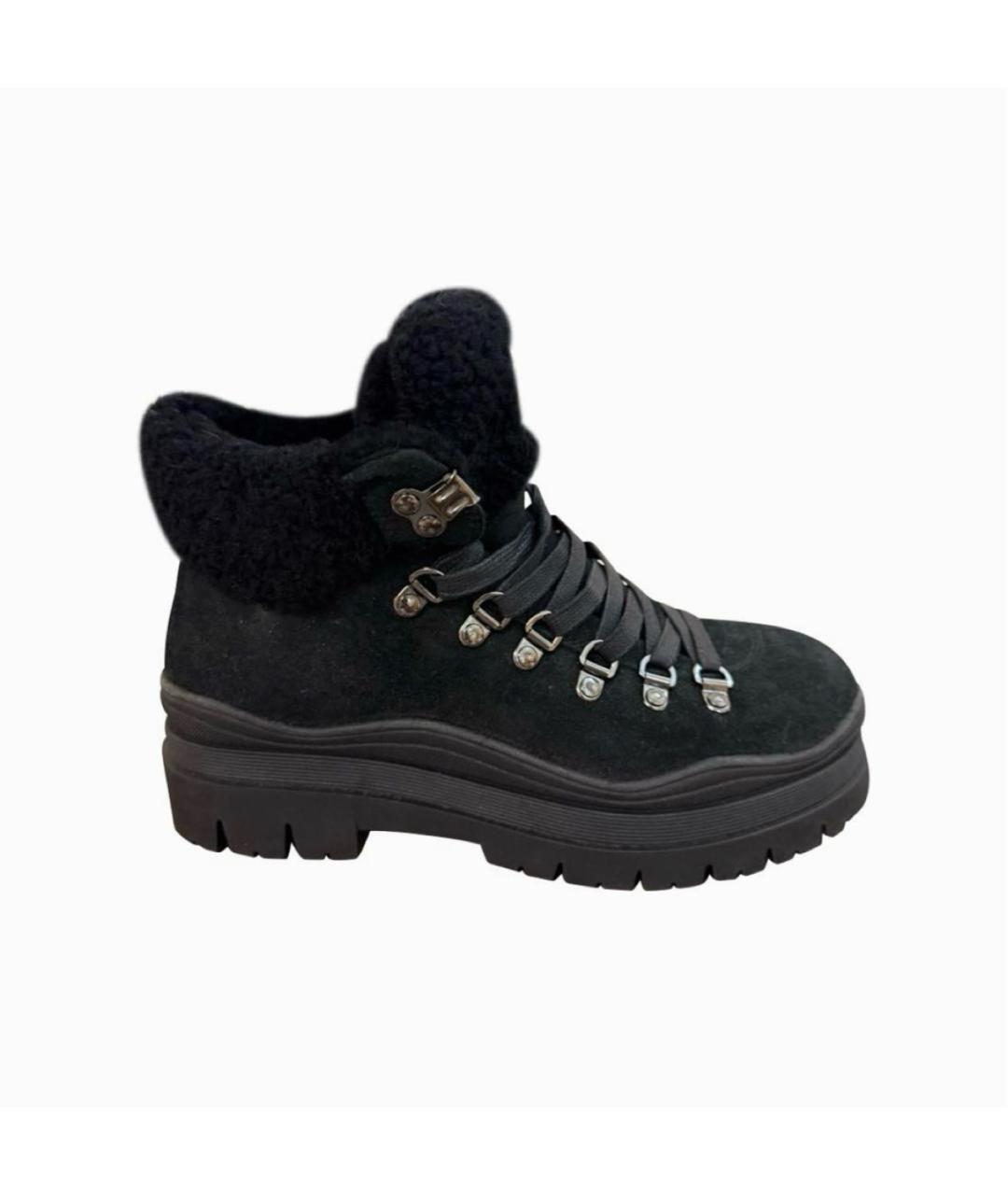 BOGNER Черные замшевые ботинки, фото 5