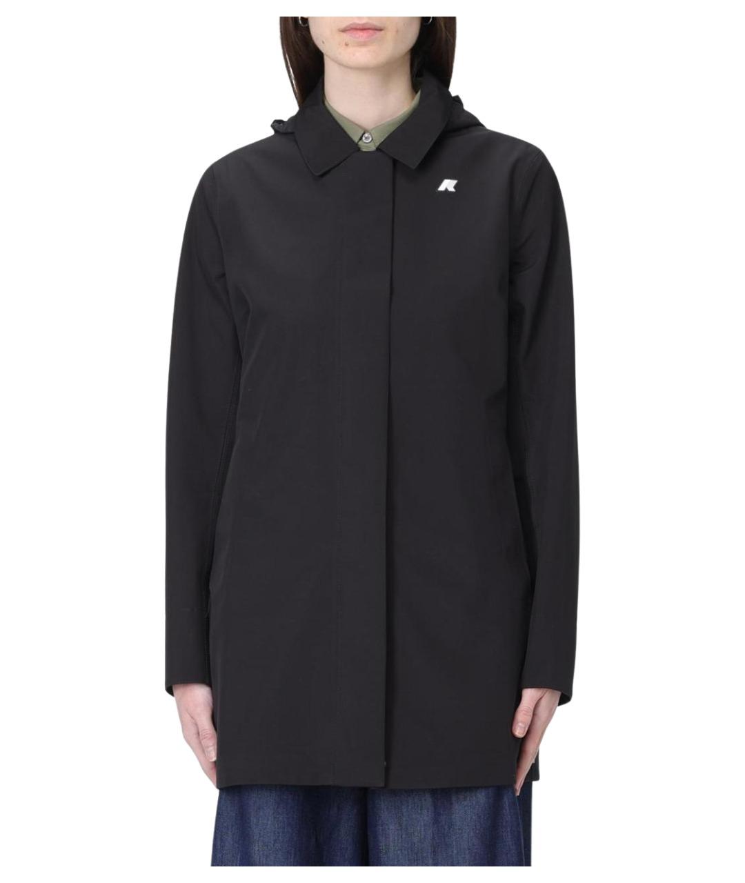 K-WAY Черный полиэстеровый тренч/плащ, фото 1