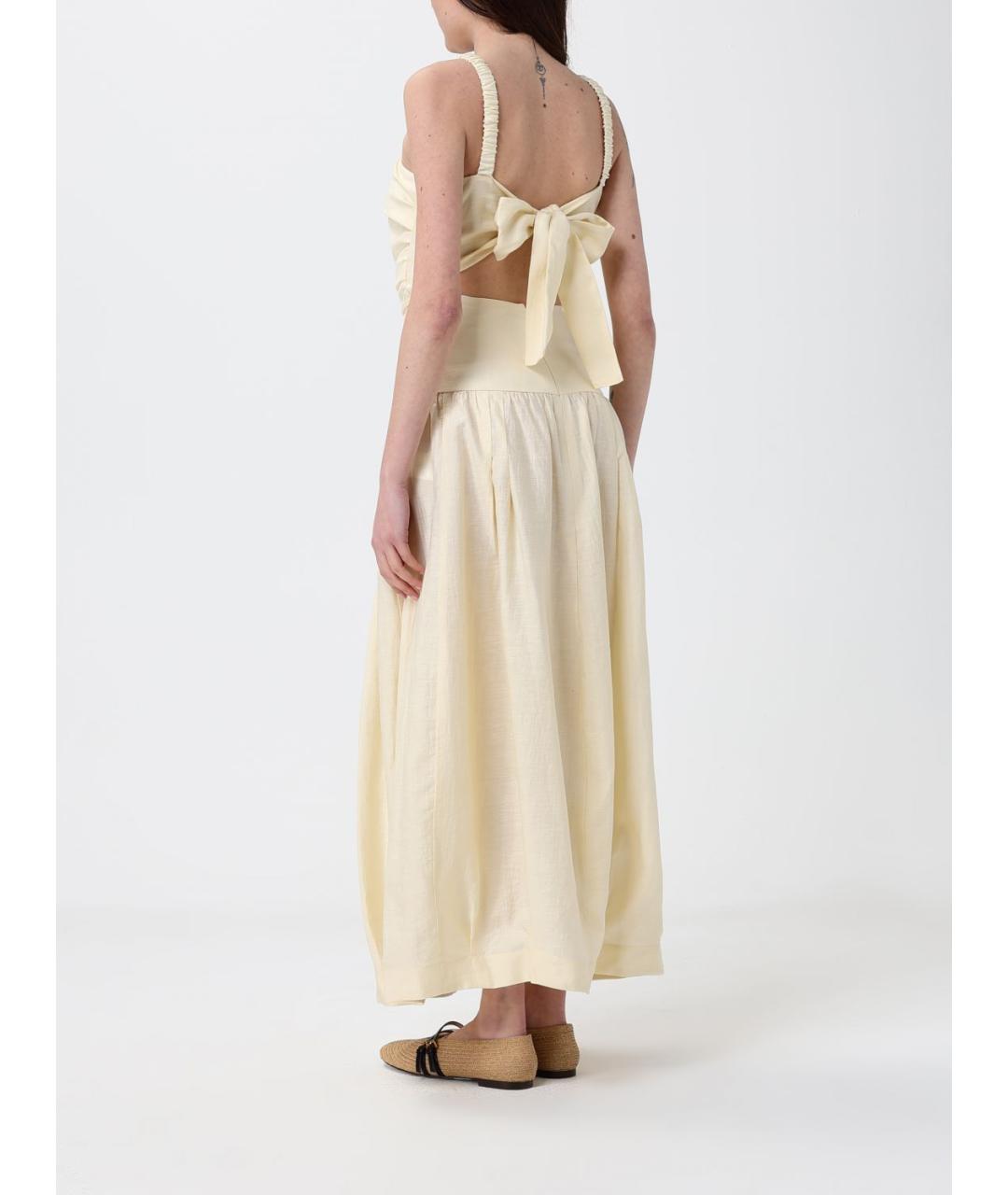 TELA Желтое повседневное платье, фото 2