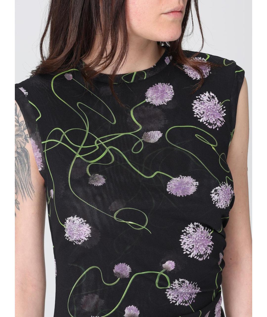 STELLA MCCARTNEY Мульти полиамидовое платье, фото 4