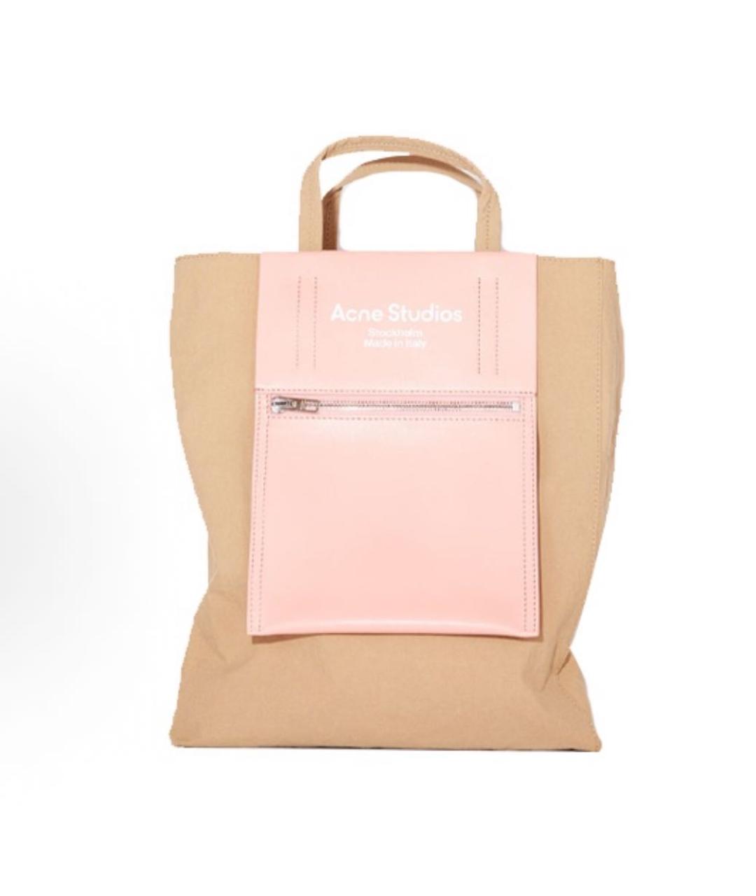 ACNE STUDIOS Бежевая сумка тоут, фото 9