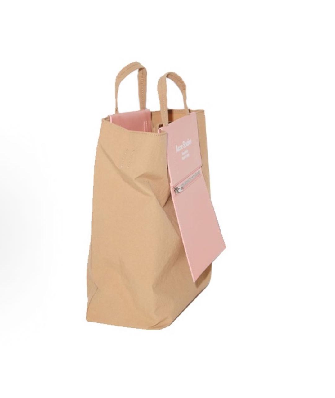 ACNE STUDIOS Бежевая сумка тоут, фото 2