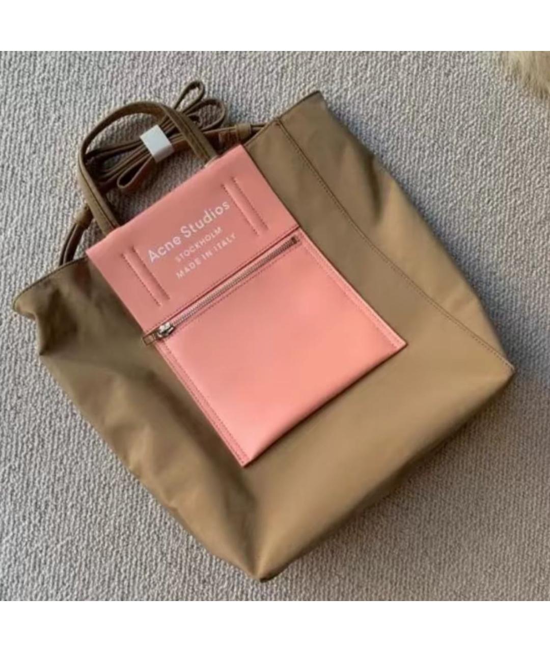 ACNE STUDIOS Бежевая сумка тоут, фото 6