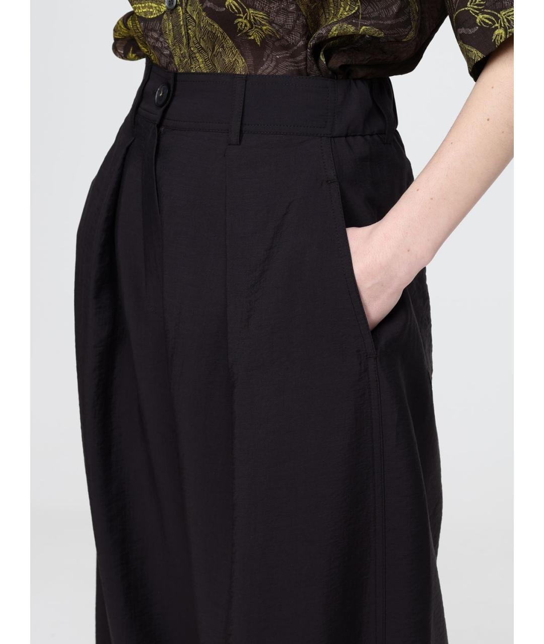 TELA Коричневые прямые брюки, фото 4