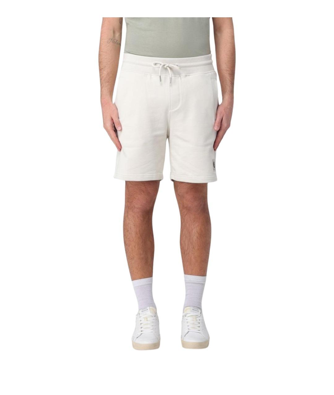 BELSTAFF Белые хлопковые шорты, фото 1