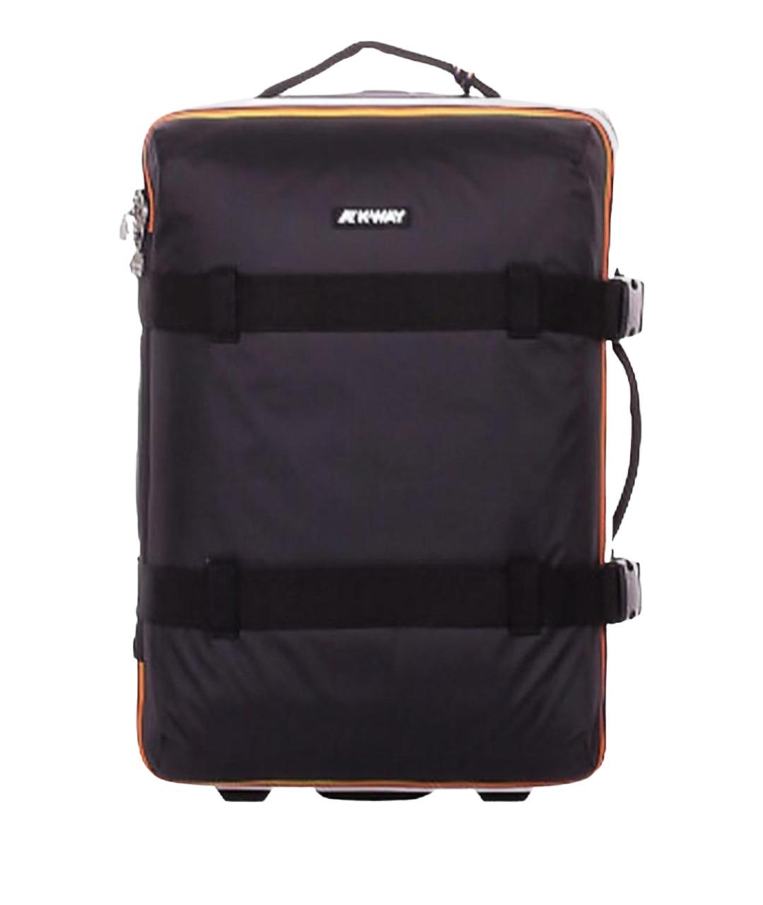 K-WAY Черный тканевый чемодан, фото 1