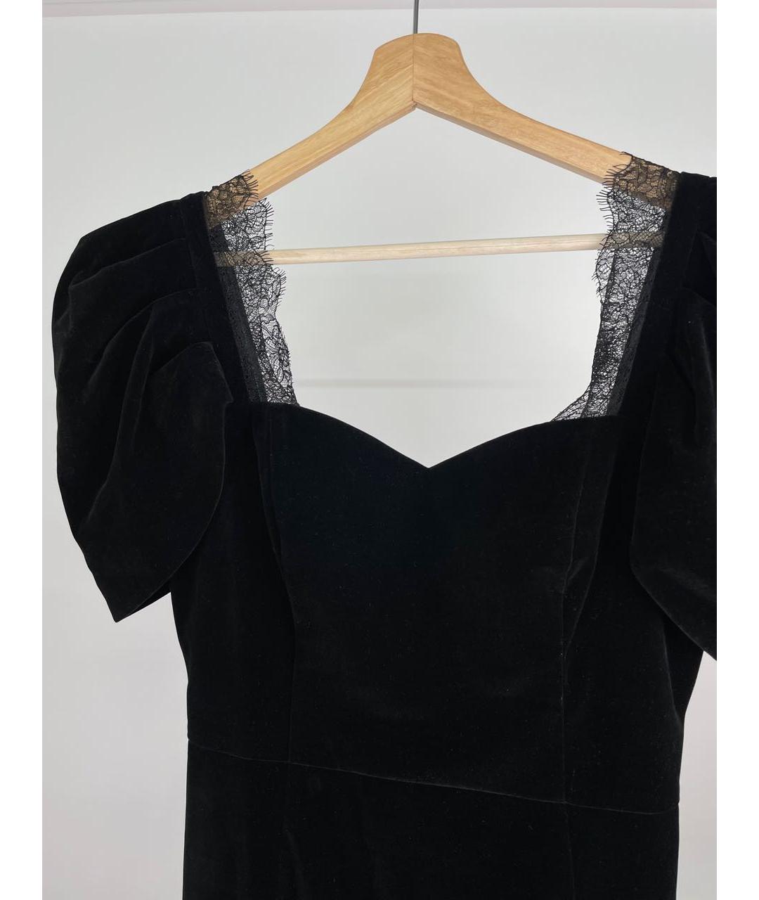 12 STOREEZ Черное бархатное вечернее платье, фото 3