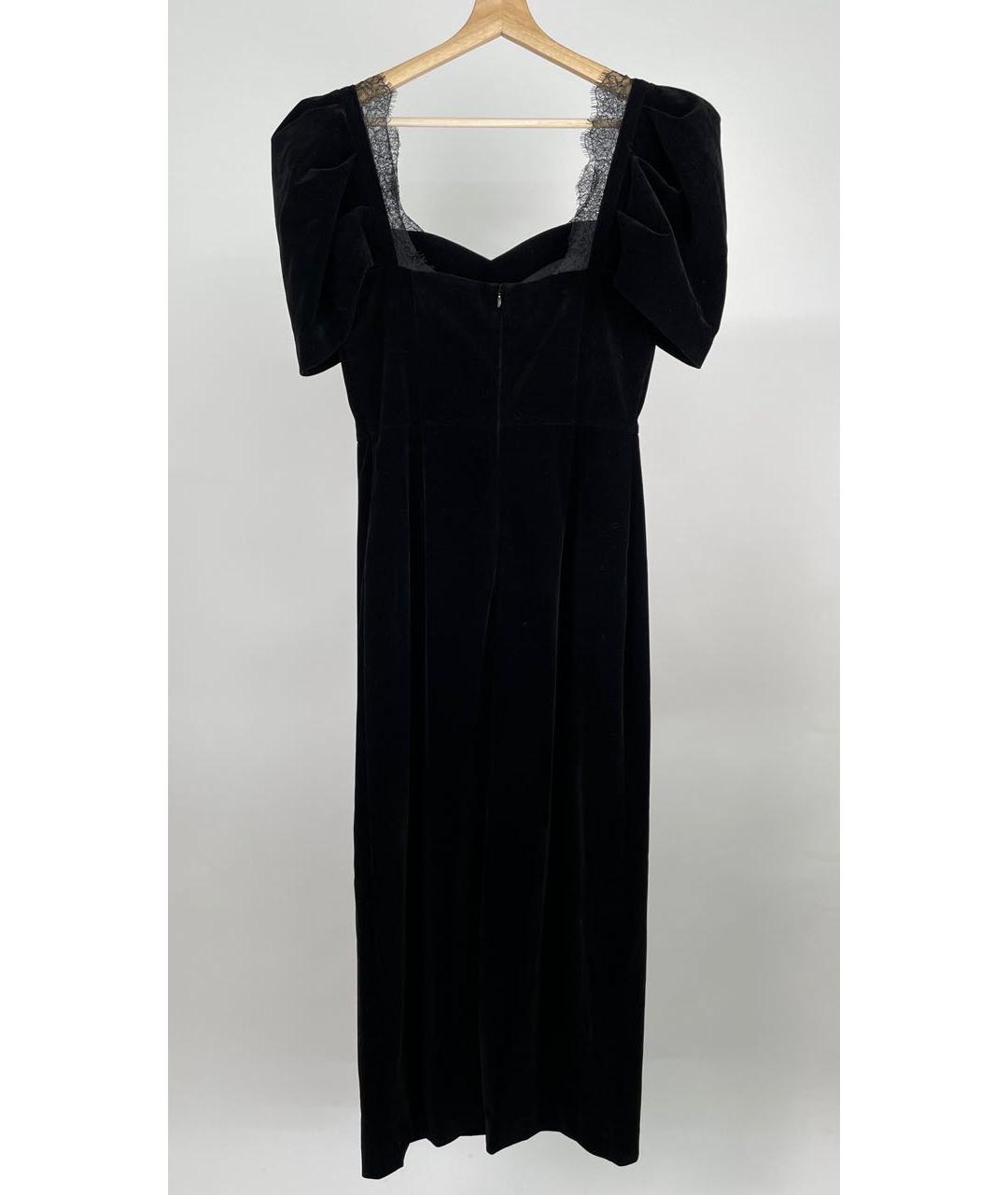 12 STOREEZ Черное бархатное вечернее платье, фото 2