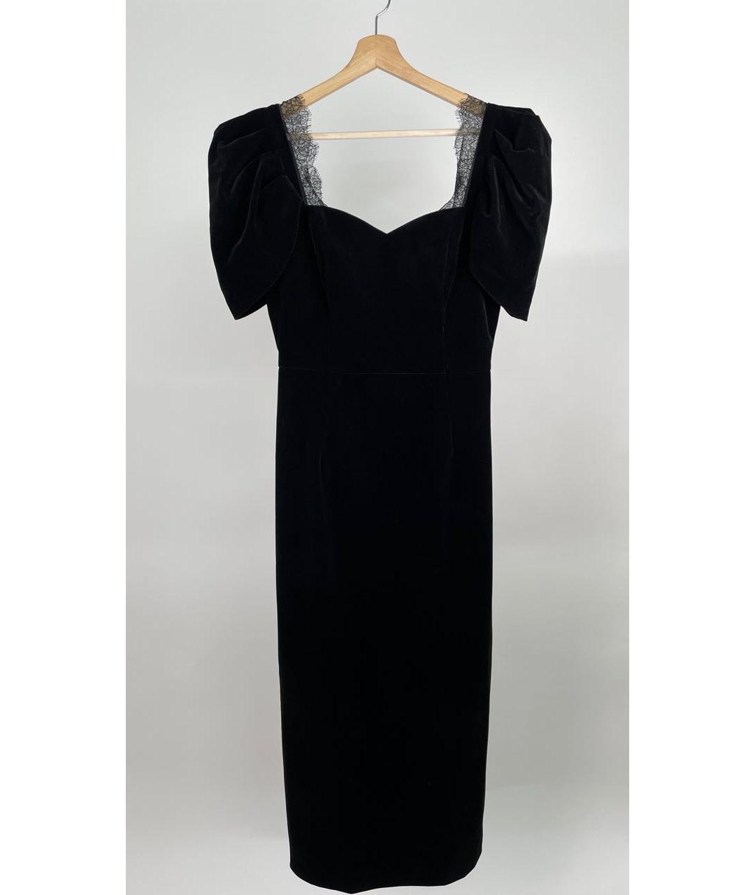 12 STOREEZ Черное бархатное вечернее платье, фото 8