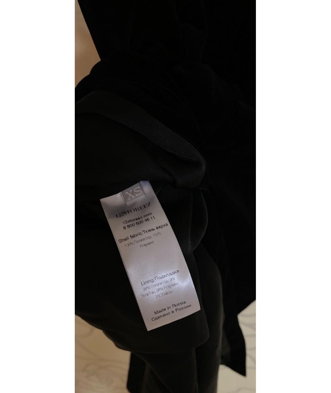 12 STOREEZ Черное бархатное вечернее платье, фото 5