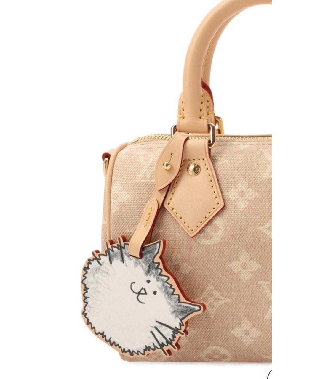 LOUIS VUITTON Бежевая сумка через плечо, фото 5