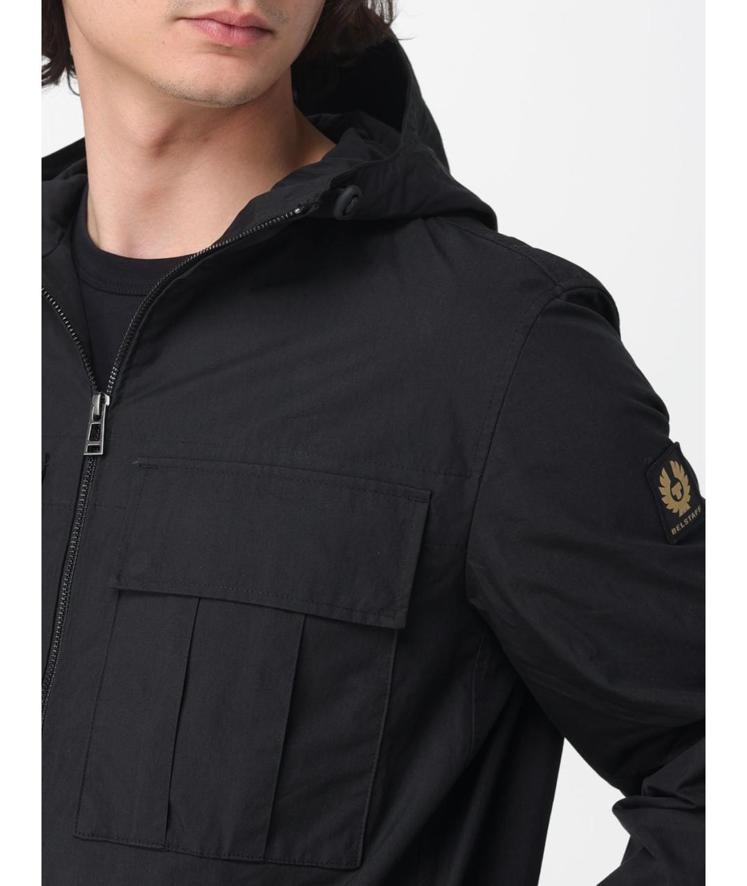 BELSTAFF Черная хлопковая куртка, фото 4
