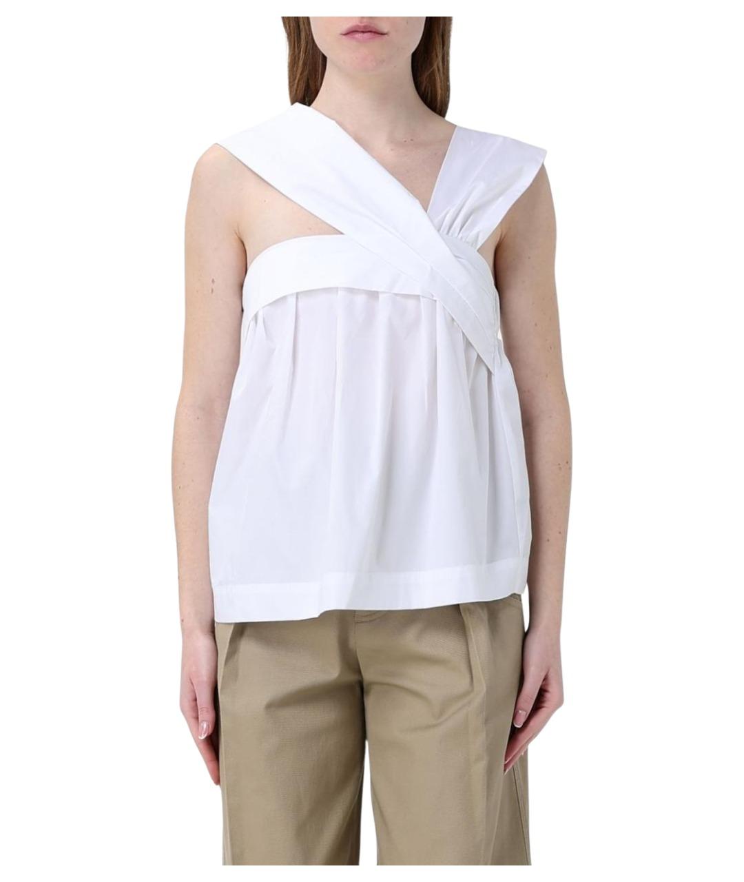 TELA Белая хлопковая майка, фото 1