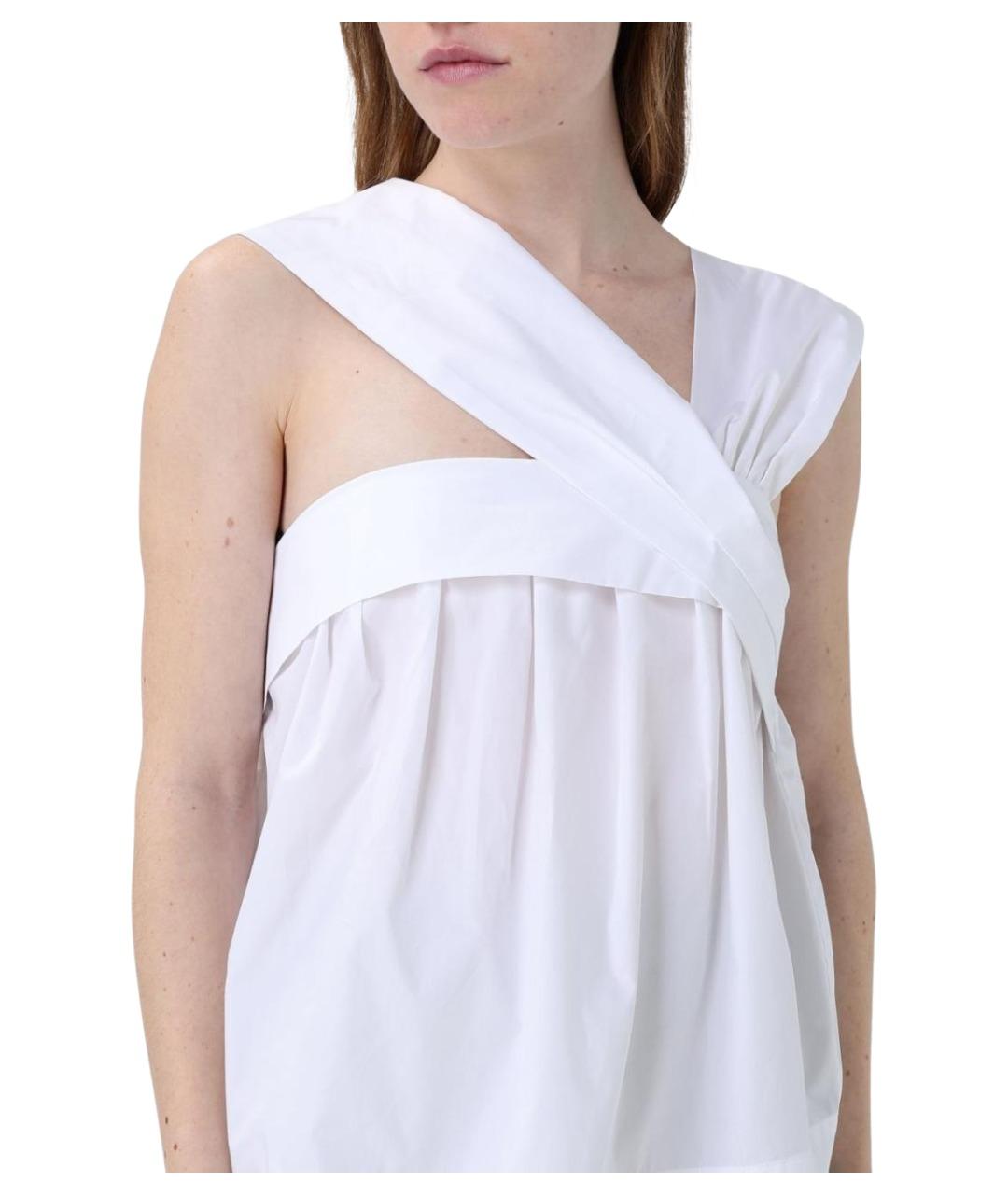 TELA Белая хлопковая майка, фото 4