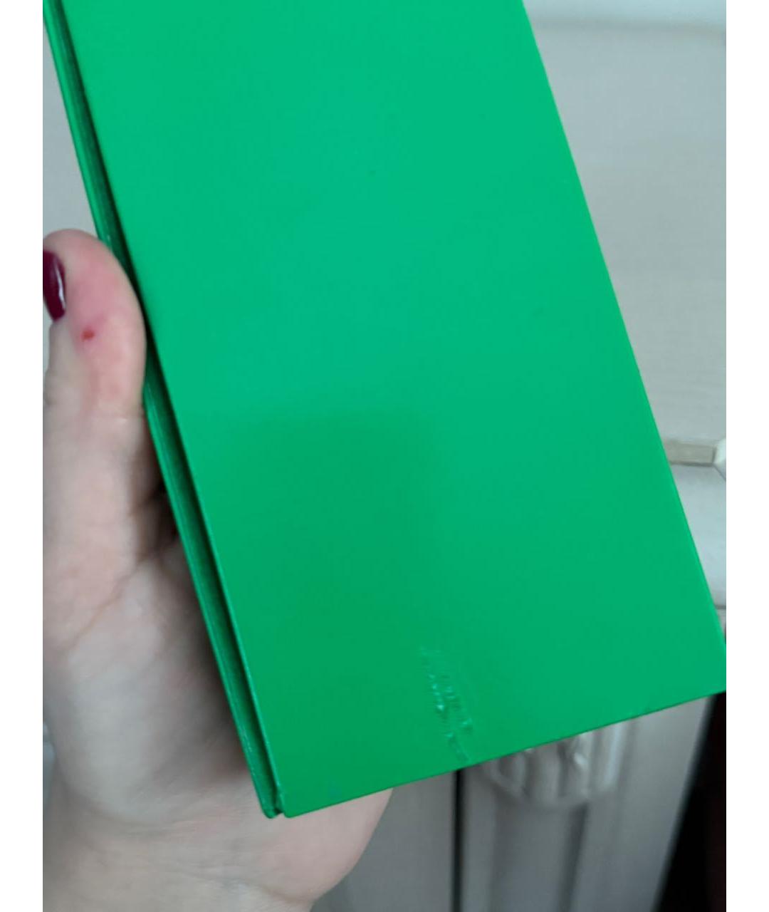 BOTTEGA VENETA Зеленые металлические солнцезащитные очки, фото 4