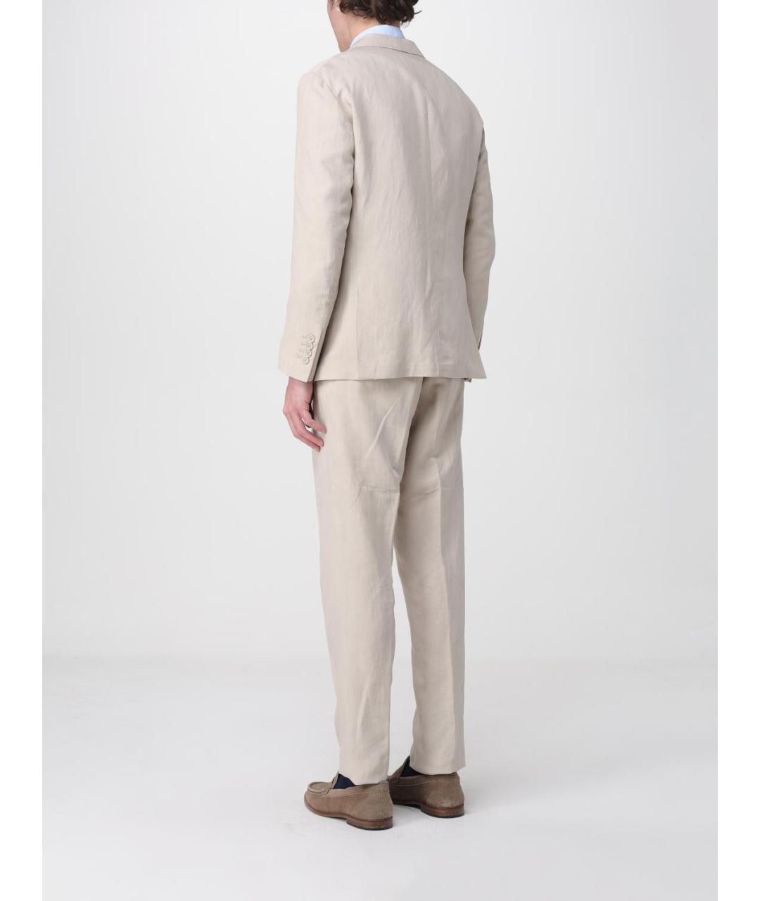ELEVENTY Бежевый классический костюм, фото 3