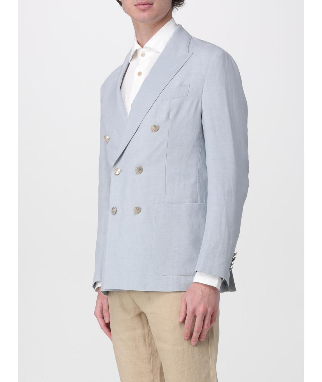 ELEVENTY Голубой пиджак, фото 3