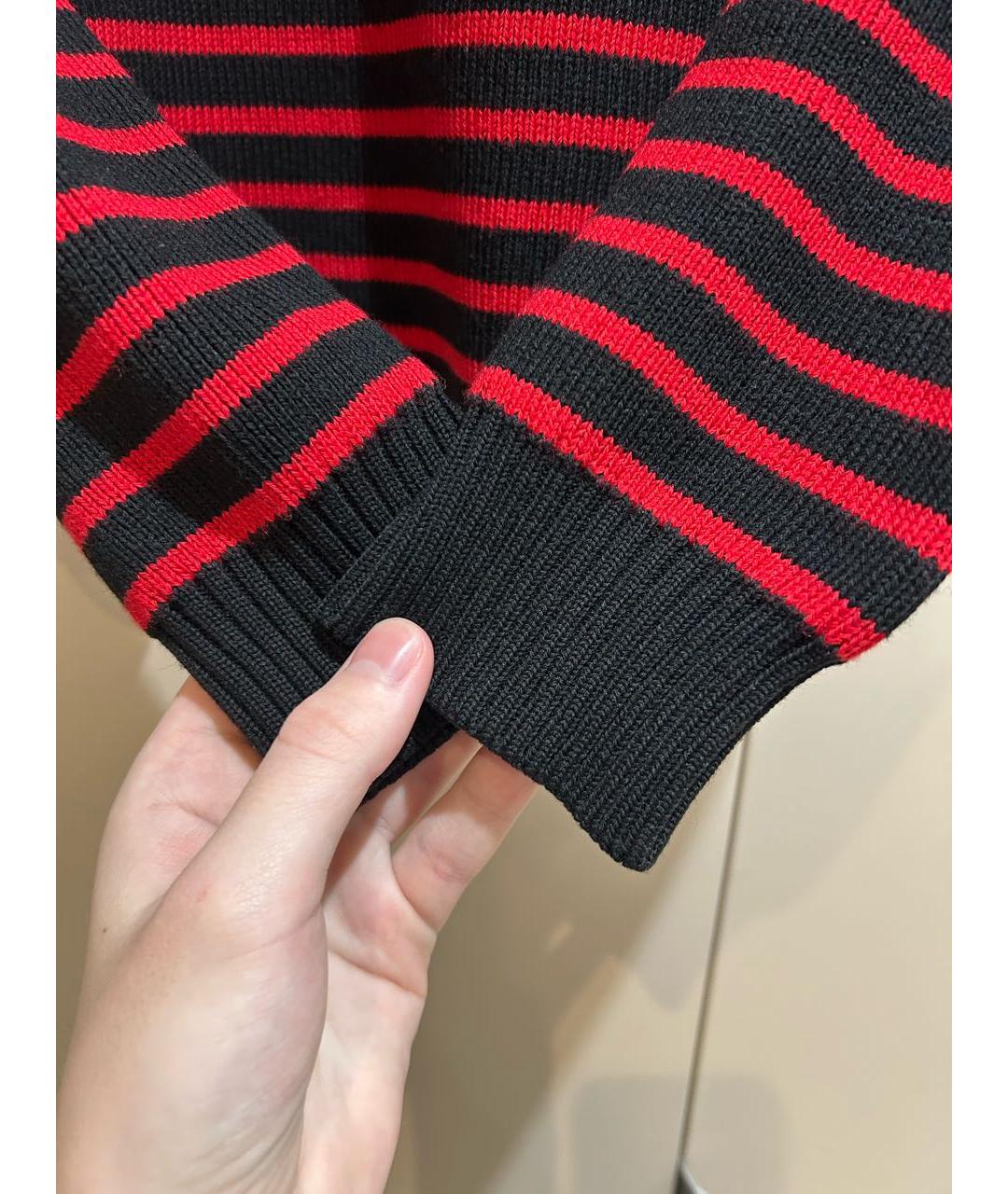 SAINT LAURENT Черный шерстяной джемпер / свитер, фото 4