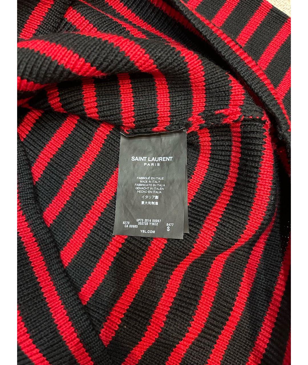 SAINT LAURENT Черный шерстяной джемпер / свитер, фото 6