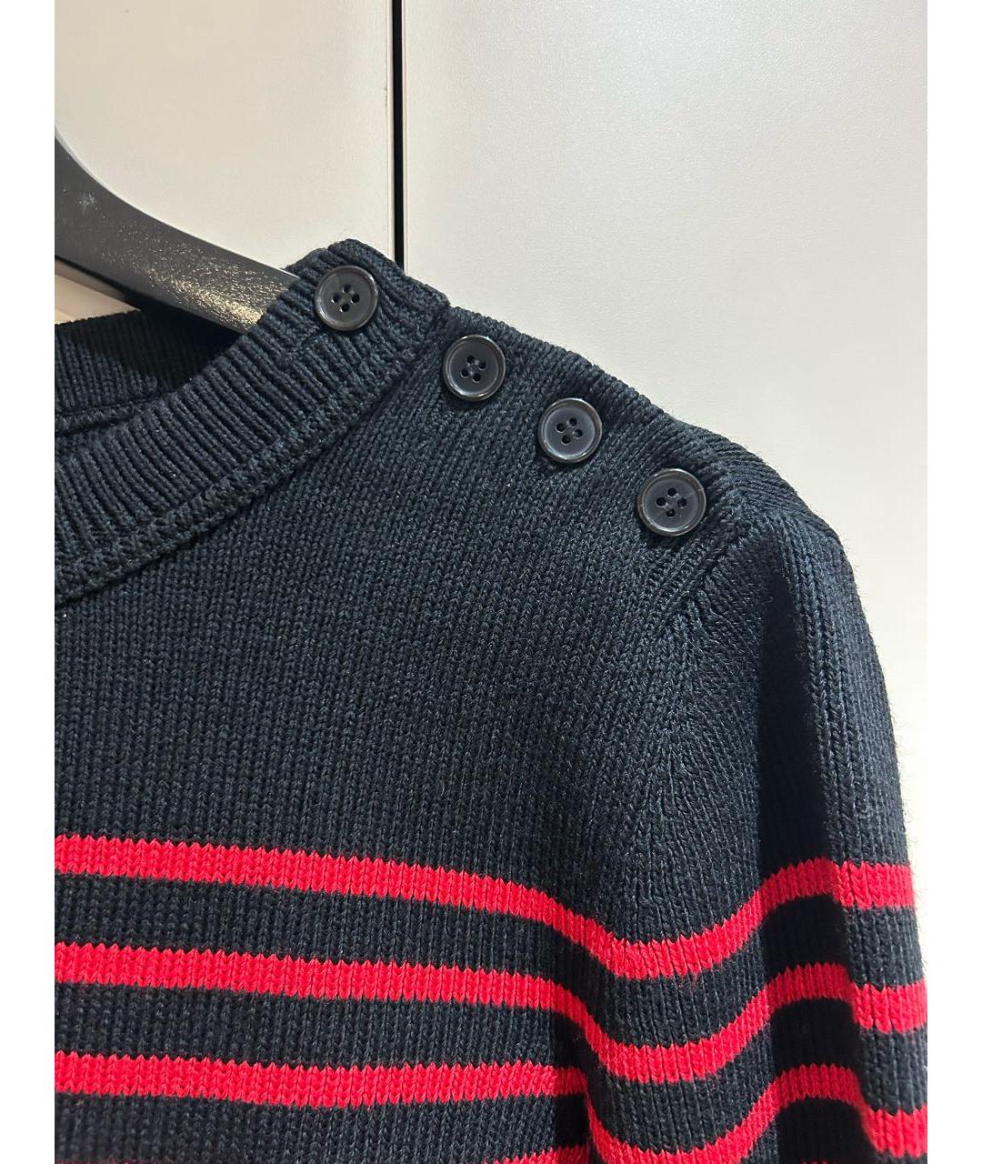 SAINT LAURENT Черный шерстяной джемпер / свитер, фото 3