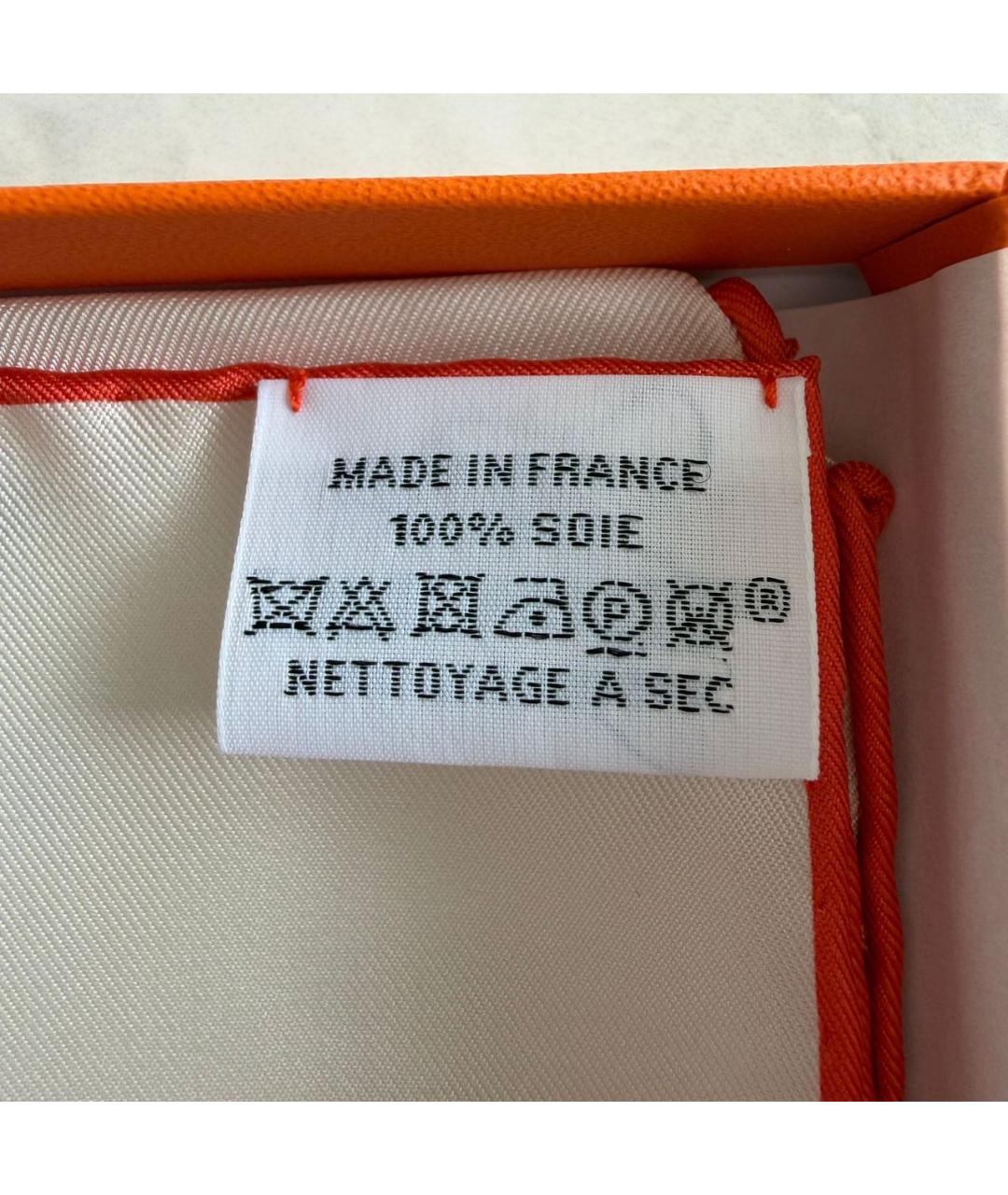 HERMES Мульти шелковый платок, фото 7