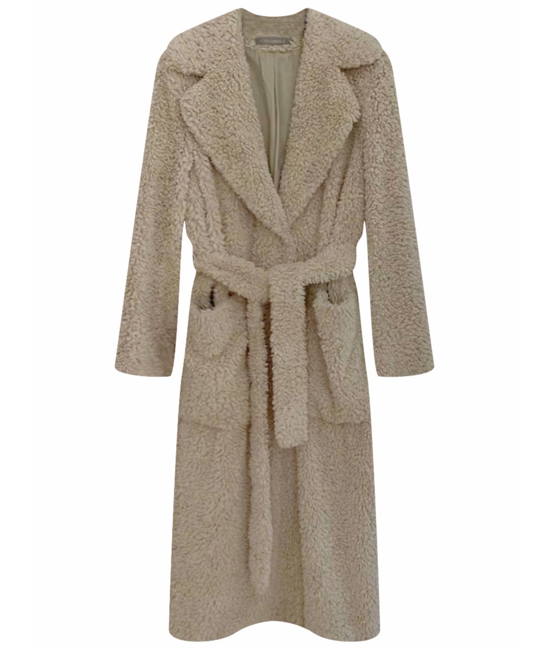 12 STOREEZ Белая полиэстеровая шуба, фото 1