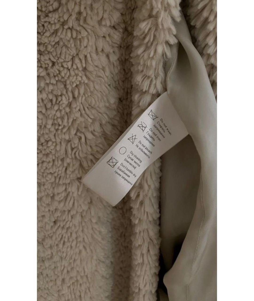 12 STOREEZ Белая полиэстеровая шуба, фото 4