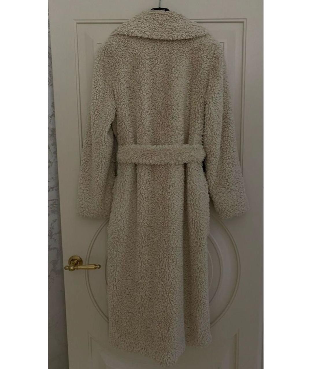 12 STOREEZ Белая полиэстеровая шуба, фото 2