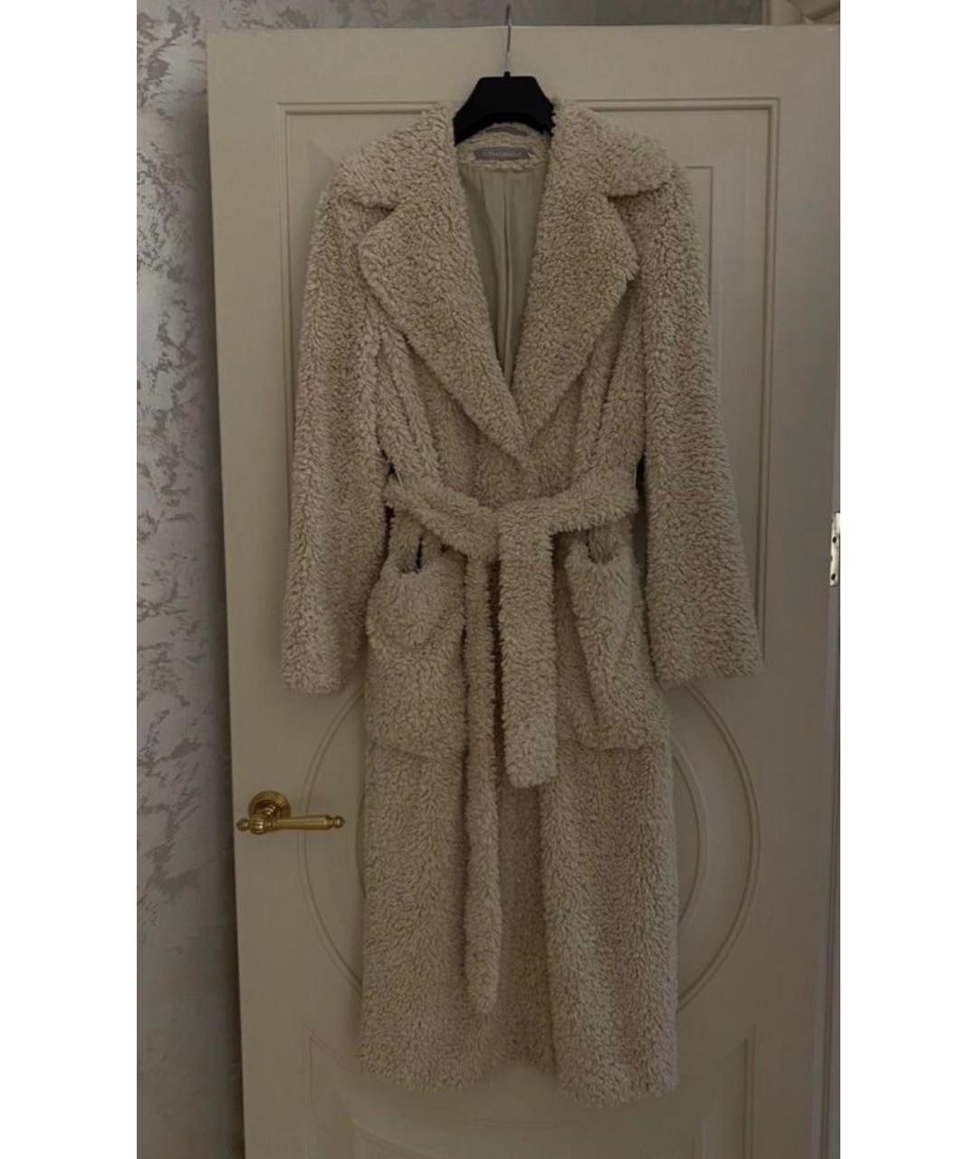 12 STOREEZ Белая полиэстеровая шуба, фото 8