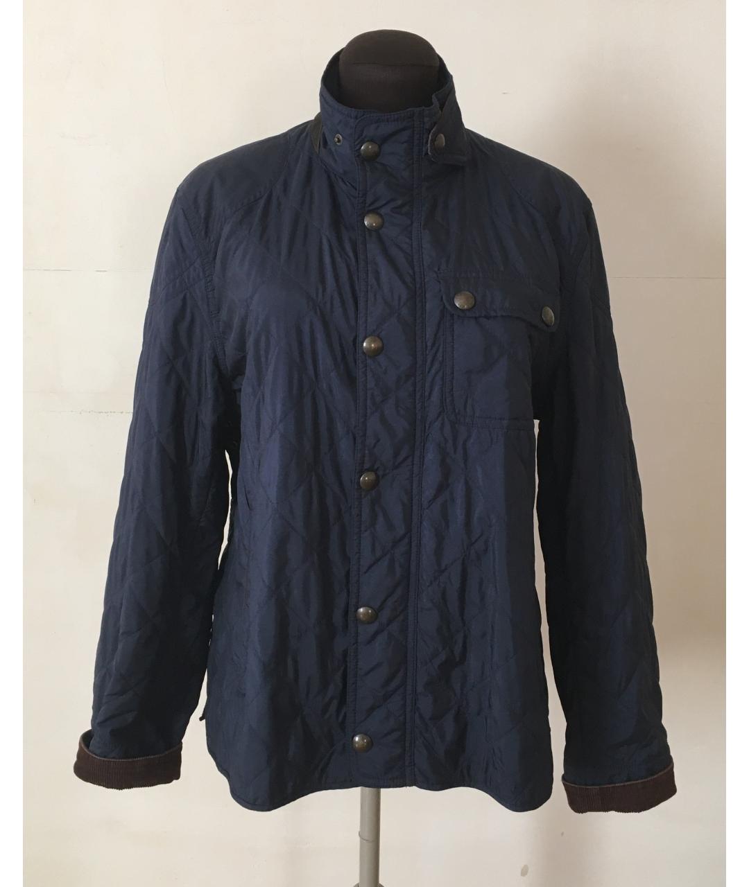 RALPH LAUREN Темно-синяя полиэстеровая куртка, фото 4