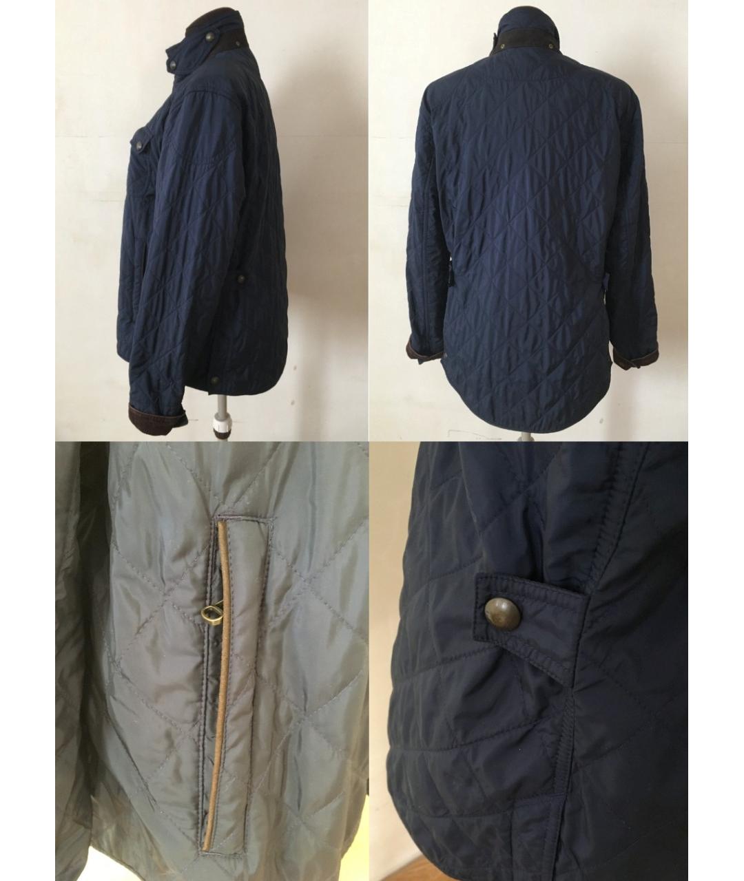 RALPH LAUREN Темно-синяя полиэстеровая куртка, фото 2