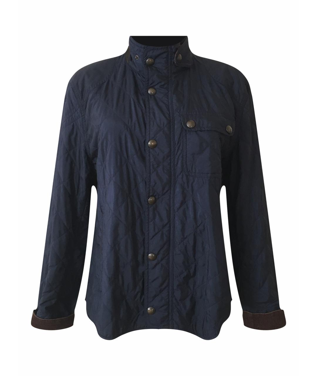 RALPH LAUREN Темно-синяя полиэстеровая куртка, фото 1