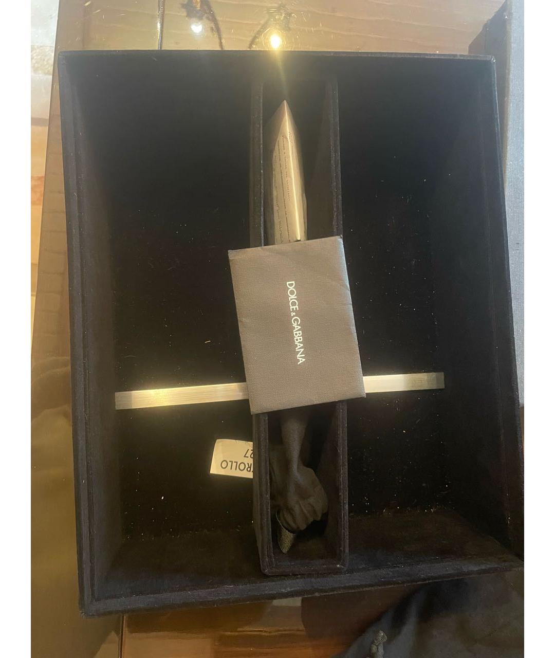 DOLCE&GABBANA Черные туфли из экзотической кожи, фото 5