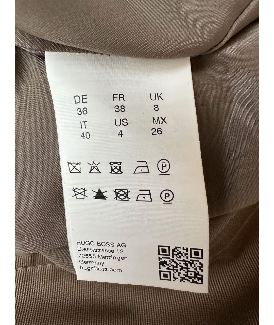 HUGO BOSS Бежевая хлопковая куртка, фото 6