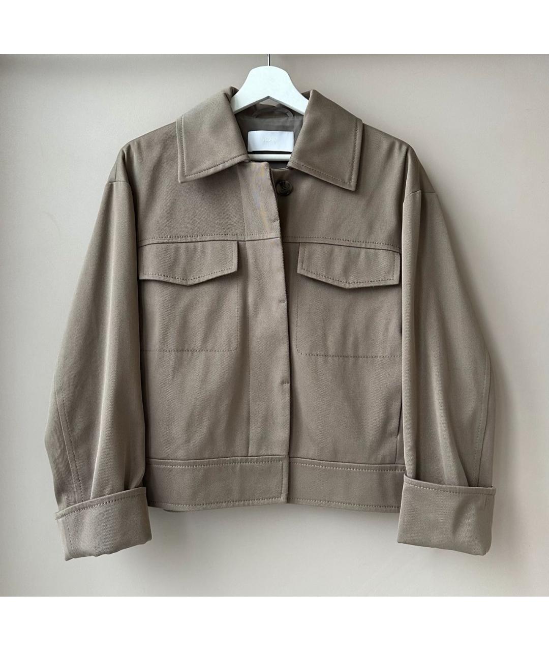 HUGO BOSS Бежевая хлопковая куртка, фото 2