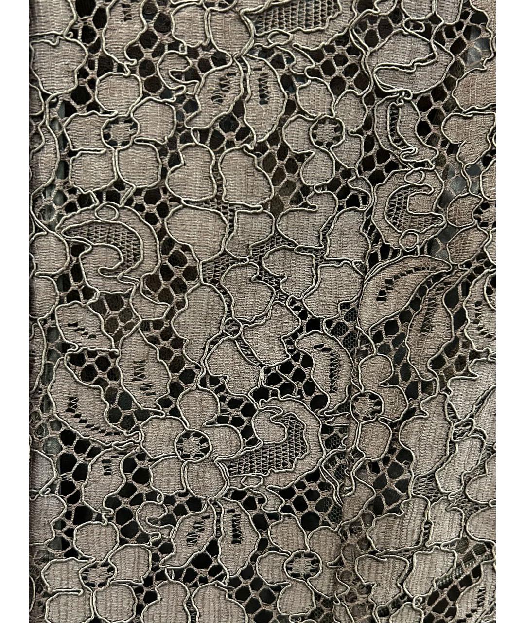 DOLCE&GABBANA Коричневое платье, фото 4