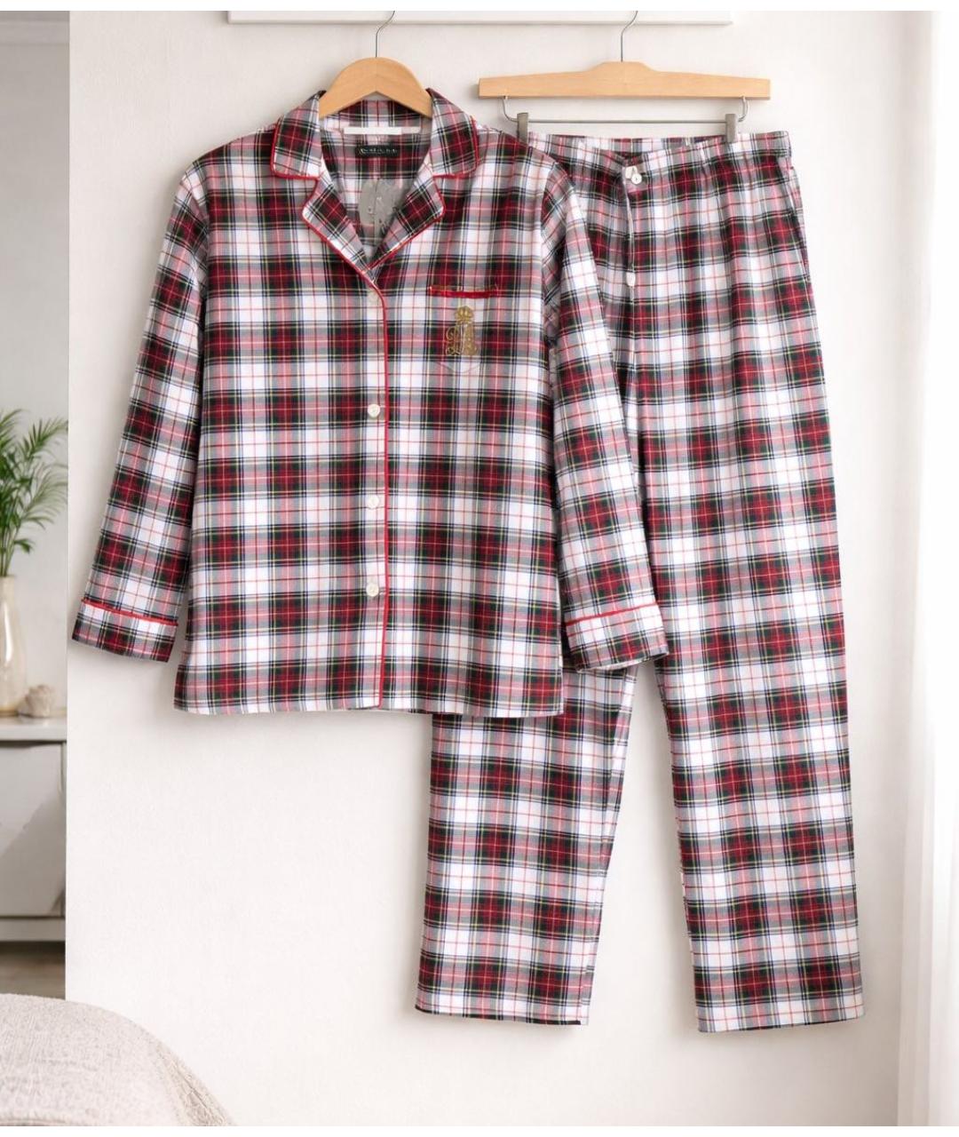 RALPH LAUREN Мульти хлопковая пижама, фото 9