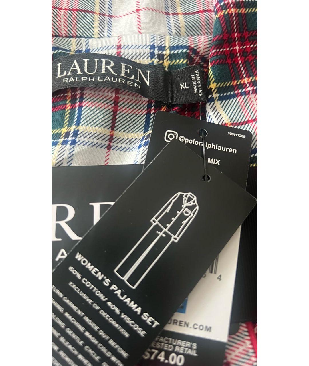 RALPH LAUREN Мульти хлопковая пижама, фото 5