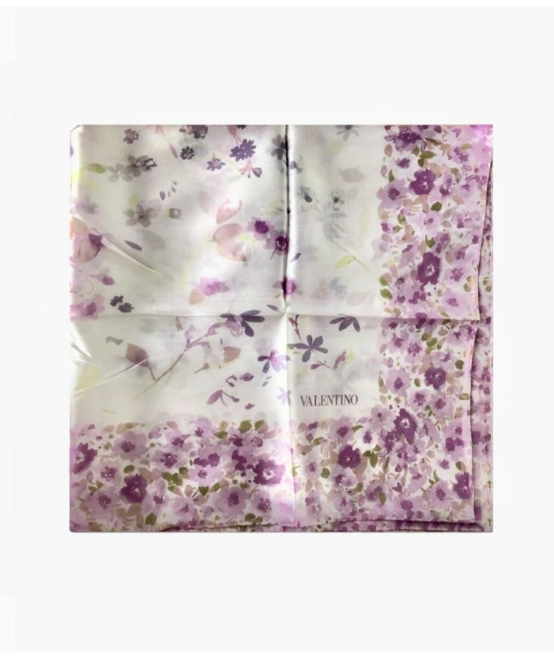 VALENTINO Мульти шелковый платок, фото 6