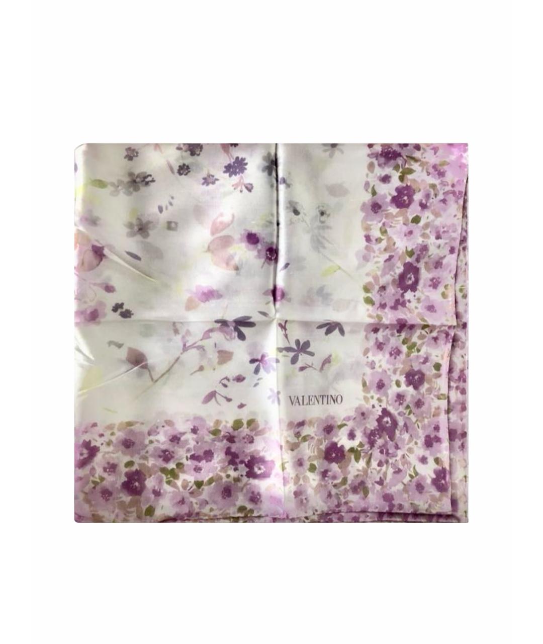 VALENTINO Мульти шелковый платок, фото 1