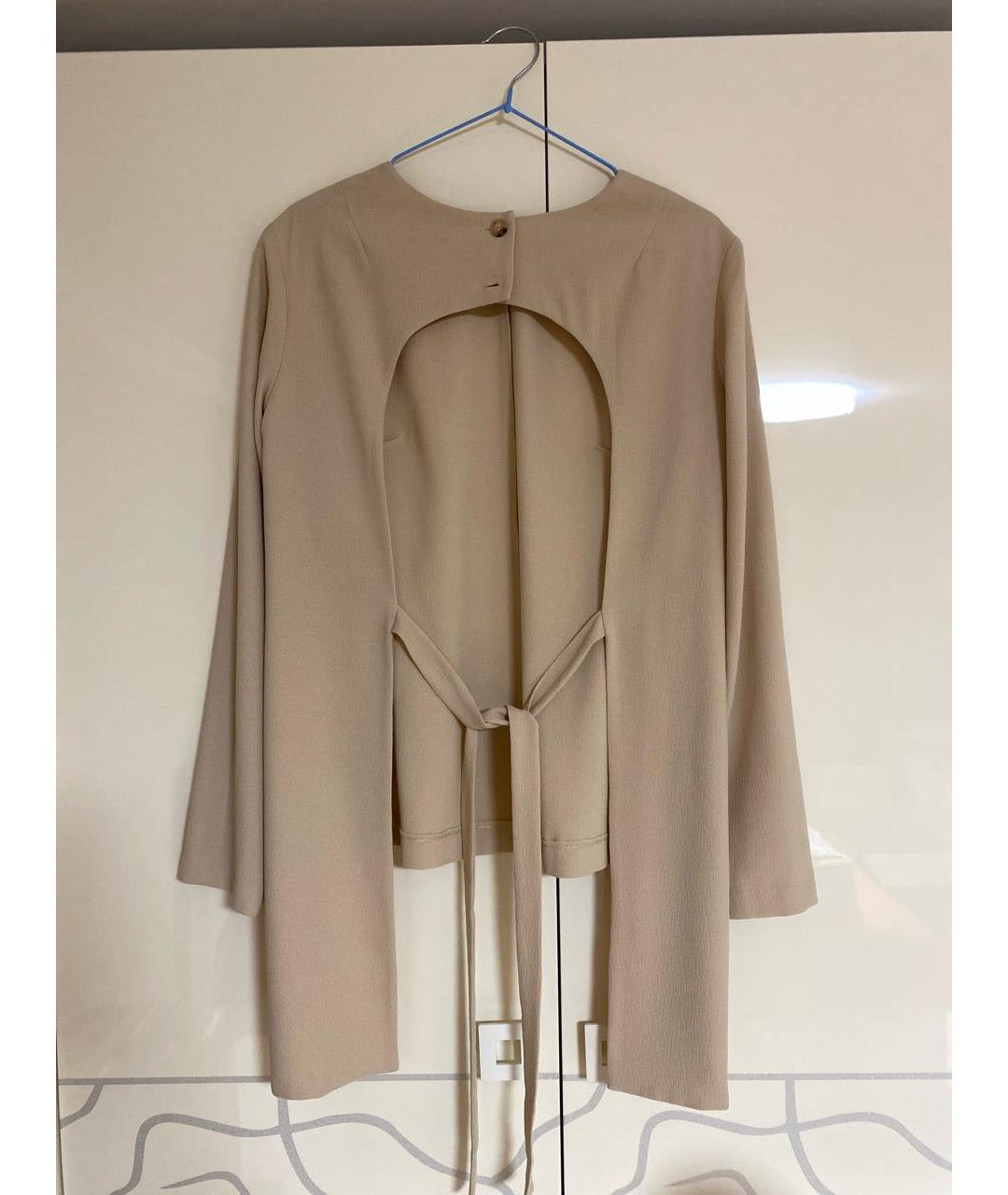 12 STOREEZ Бежевая полиэстеровая блузы, фото 2