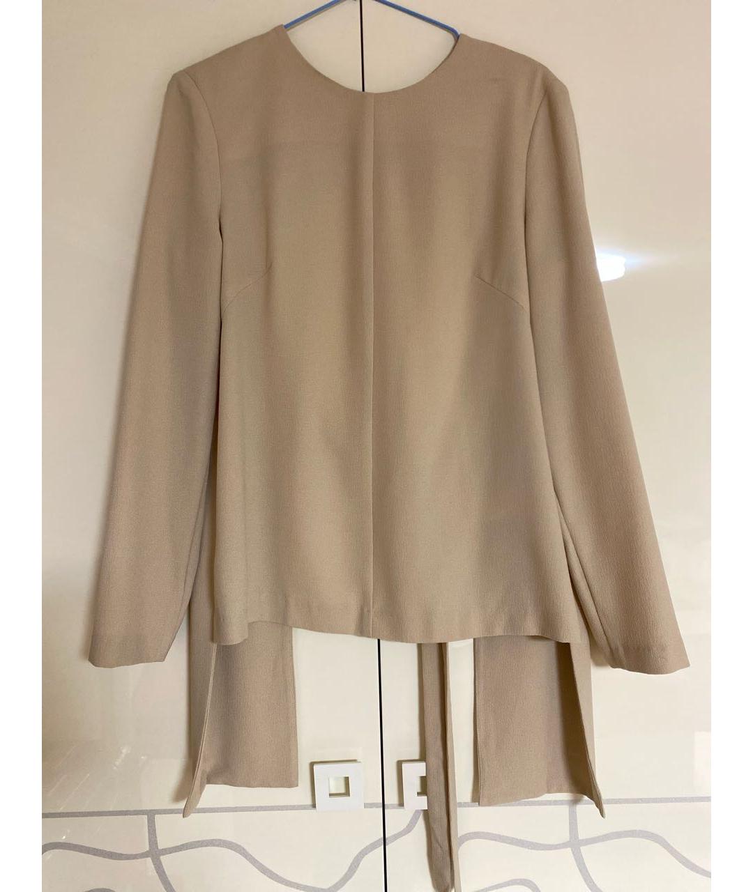 12 STOREEZ Бежевая полиэстеровая блузы, фото 8