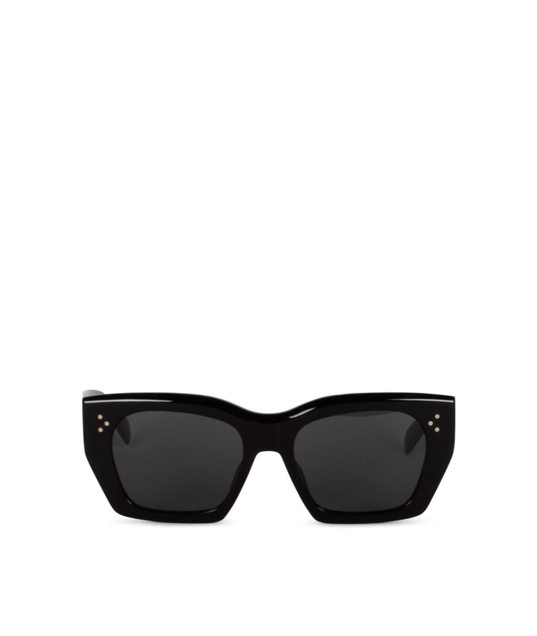 CELINE Черные пластиковые солнцезащитные очки, фото 2