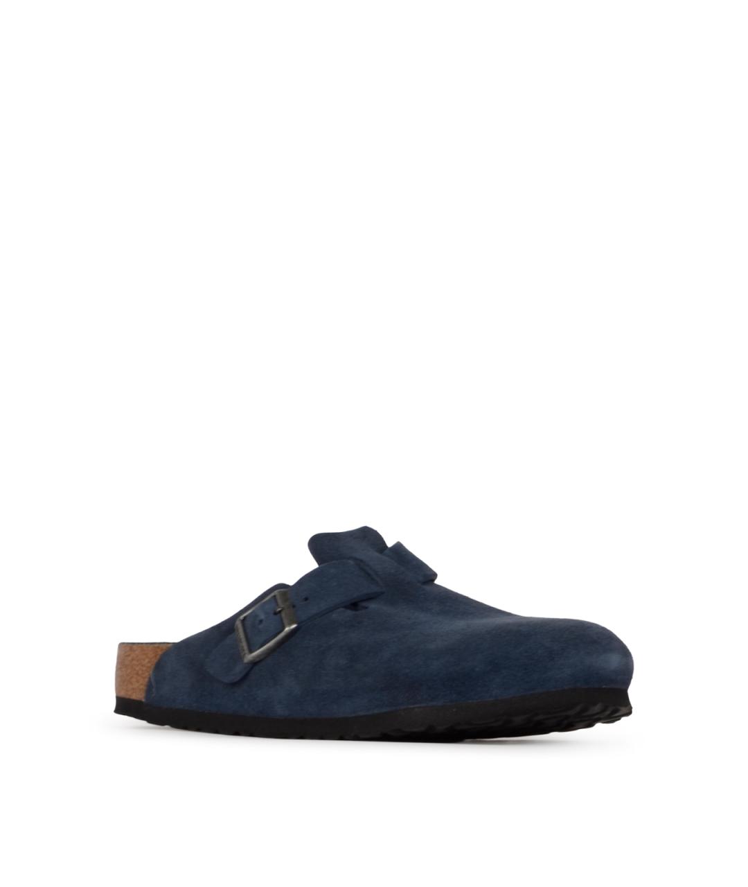 BIRKENSTOCK Синие замшевые сандалии, фото 2