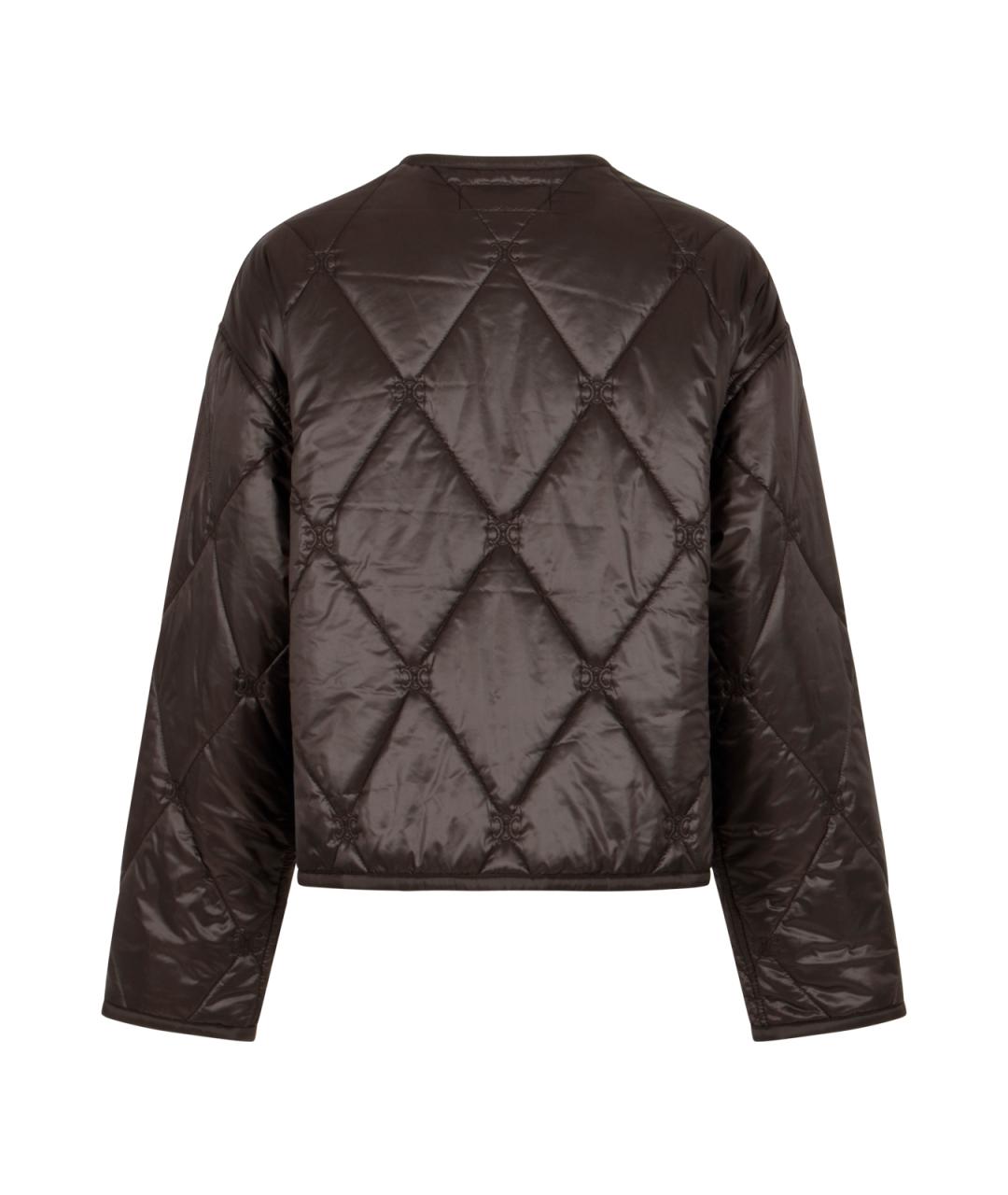 CELINE Хаки полиэстеровая куртка, фото 2