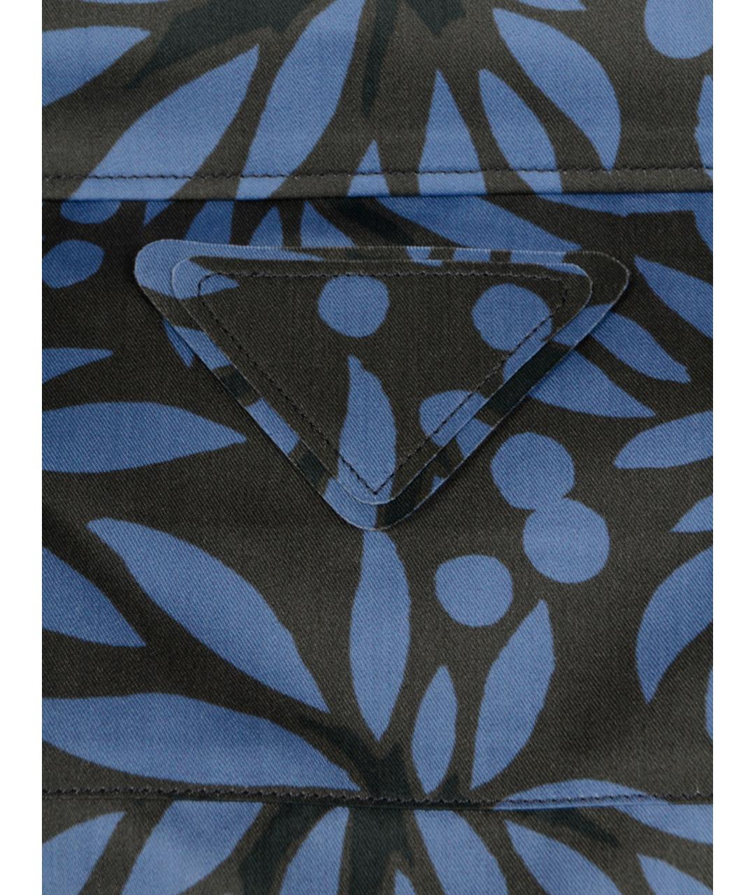 PRADA Мульти хлопковая кэжуал рубашка, фото 3