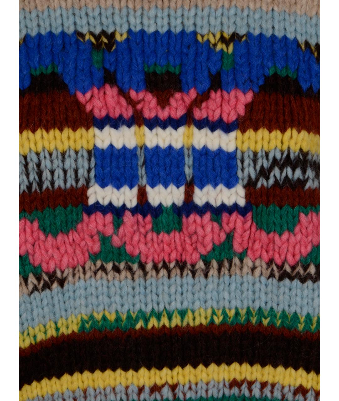 CELINE Мульти шерстяной джемпер / свитер, фото 3