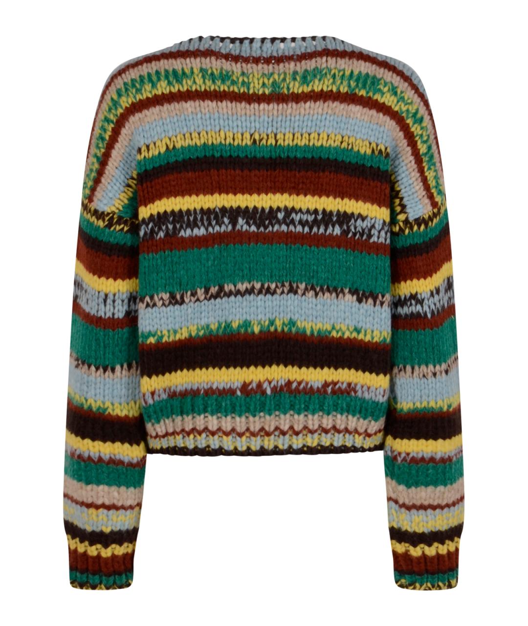 CELINE Мульти шерстяной джемпер / свитер, фото 2