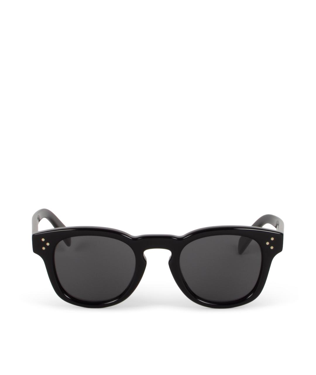 CELINE Черные пластиковые солнцезащитные очки, фото 2